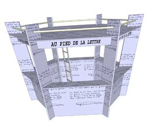 Maquette 3D du décor