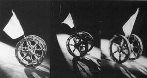 sculpture de canon roulant