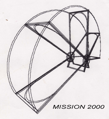 scenographe pour l'an 200 avec cette porte en acier qui tourne, tourne