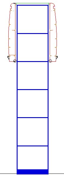 plan de la construction vue en coupe